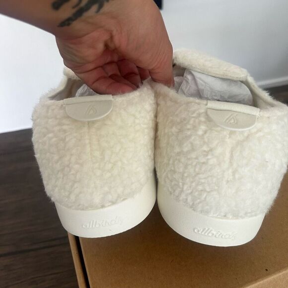 Allbirds Wool Lounger Fluff Natural White Slip On Shoes Men\'s Size 13